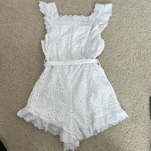Vici Dolls white eyelet romper